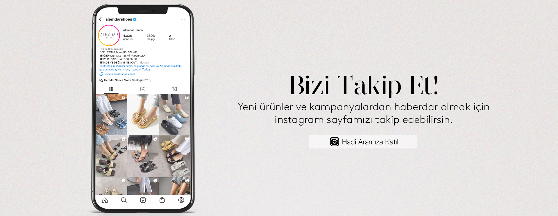 AlemdarShoes Instagram Hesabı