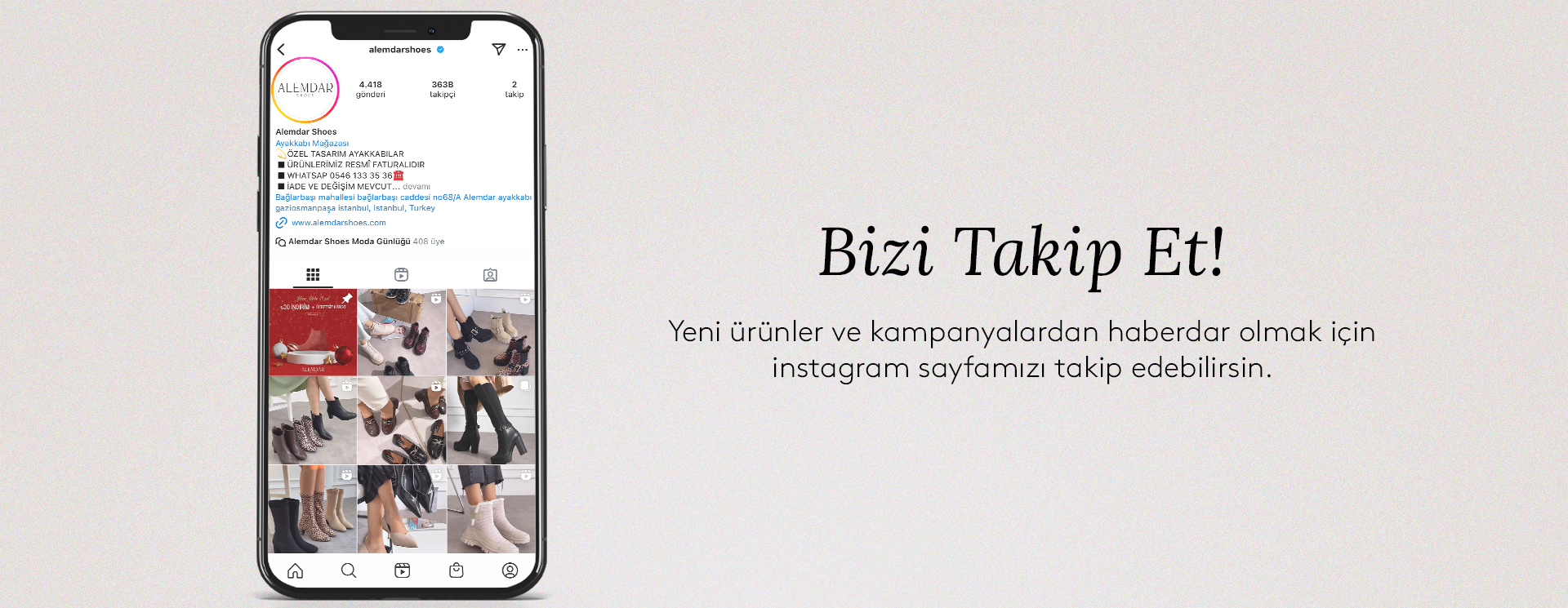 AlemdarShoes Instagram Hesabı