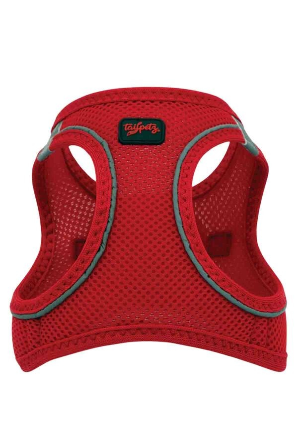 Tailpetz Air-Mesh Harness Red L