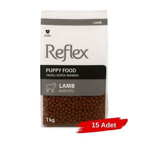 Reflex Yavru Köpek Maması Kuzu Etli ve Pirinçli 1 Kg X 15 Adet (15 Kg)