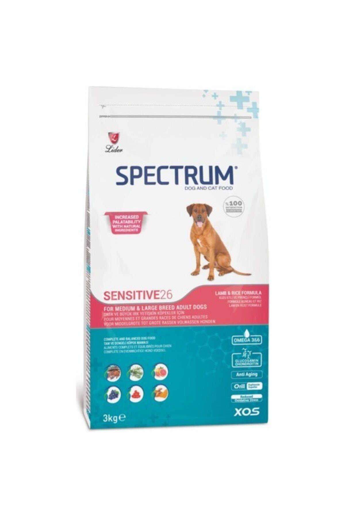 Spectrum Sensitive26 Kuzu Eti Proteini Yüksek Yetişkin Köpek Maması 3 Kg