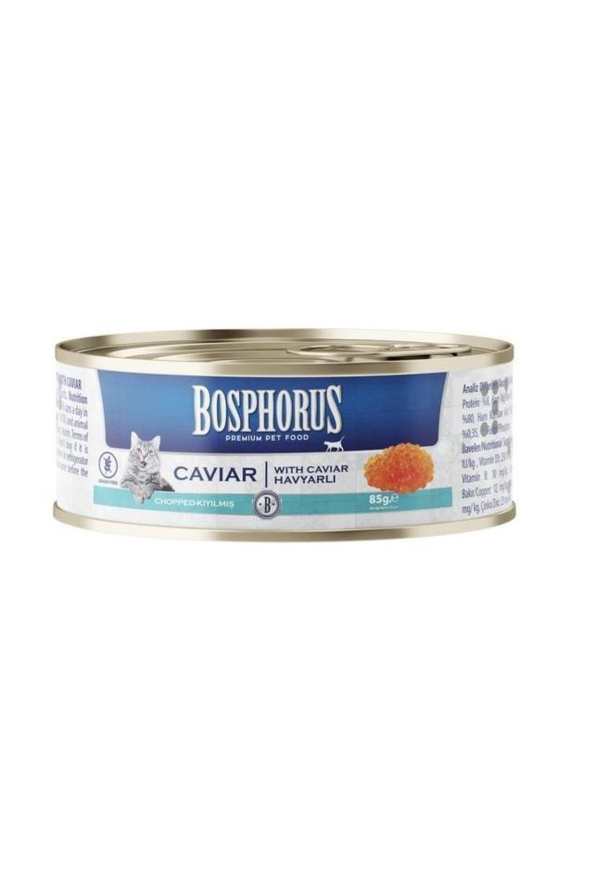 Bosphorus Havyarlı Tahılsız Kedi Konservesi 85 Gr