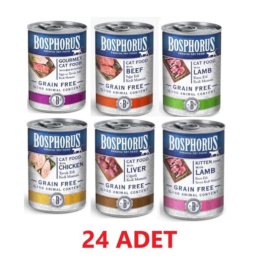 Bosphorus Karışık Kedi Konservesi 24 x 415 gr