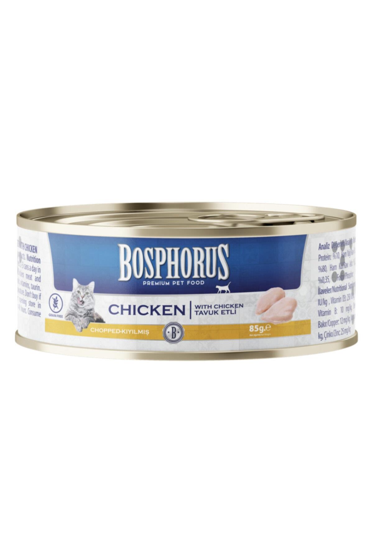 Bosphorus Tavuk Etli Tahılsız Kedi Konservesi 85 gr