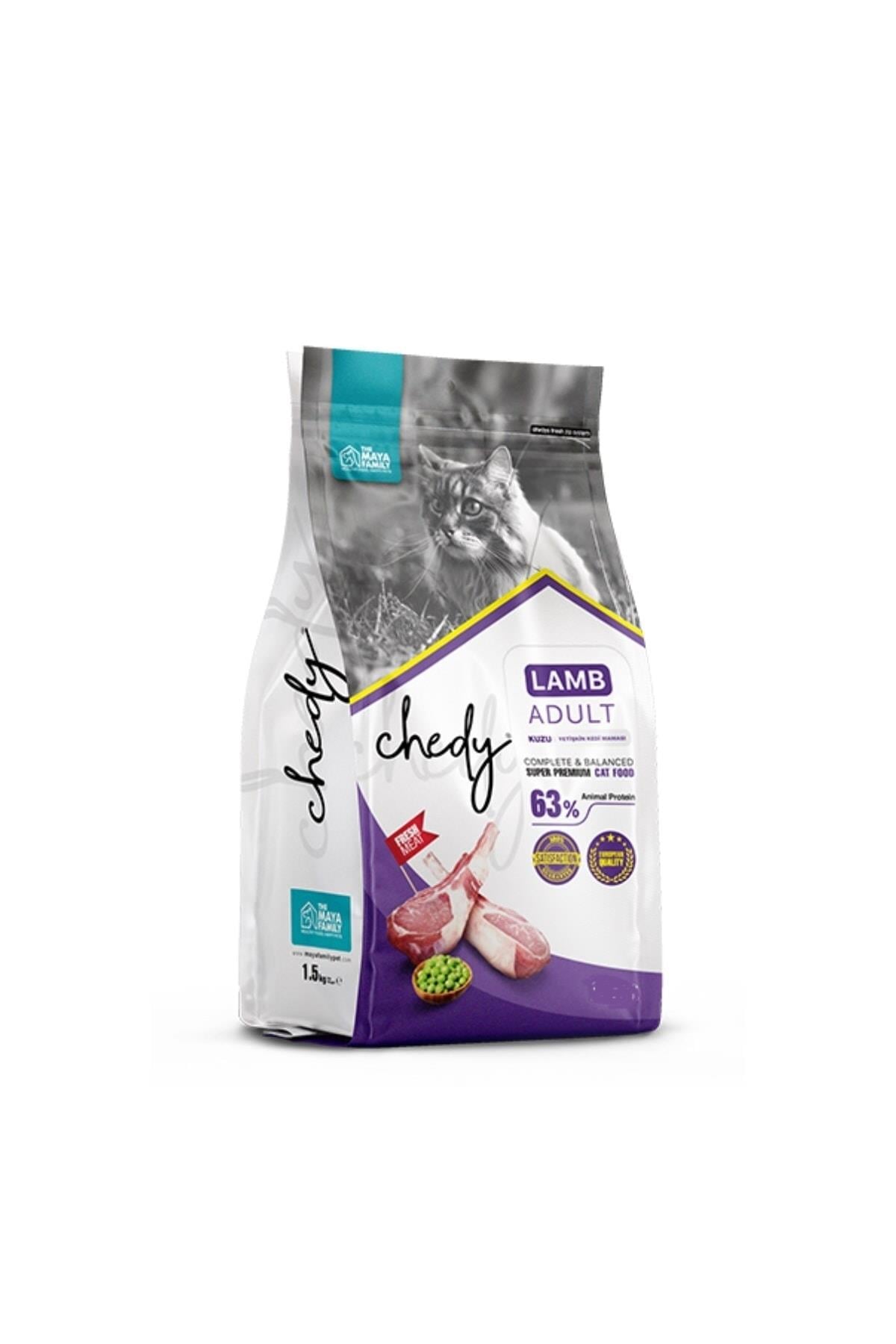Chedy Adult Kuzu Etli Yetişkin Kedi Maması 1,5 Kg
