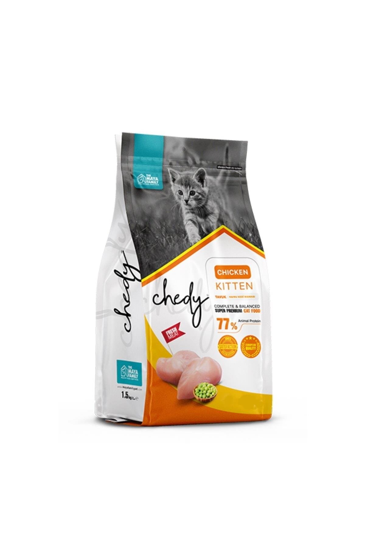 Chedy Kitten Tavuk Etli Yavru Kedi Maması 1,5 Kg