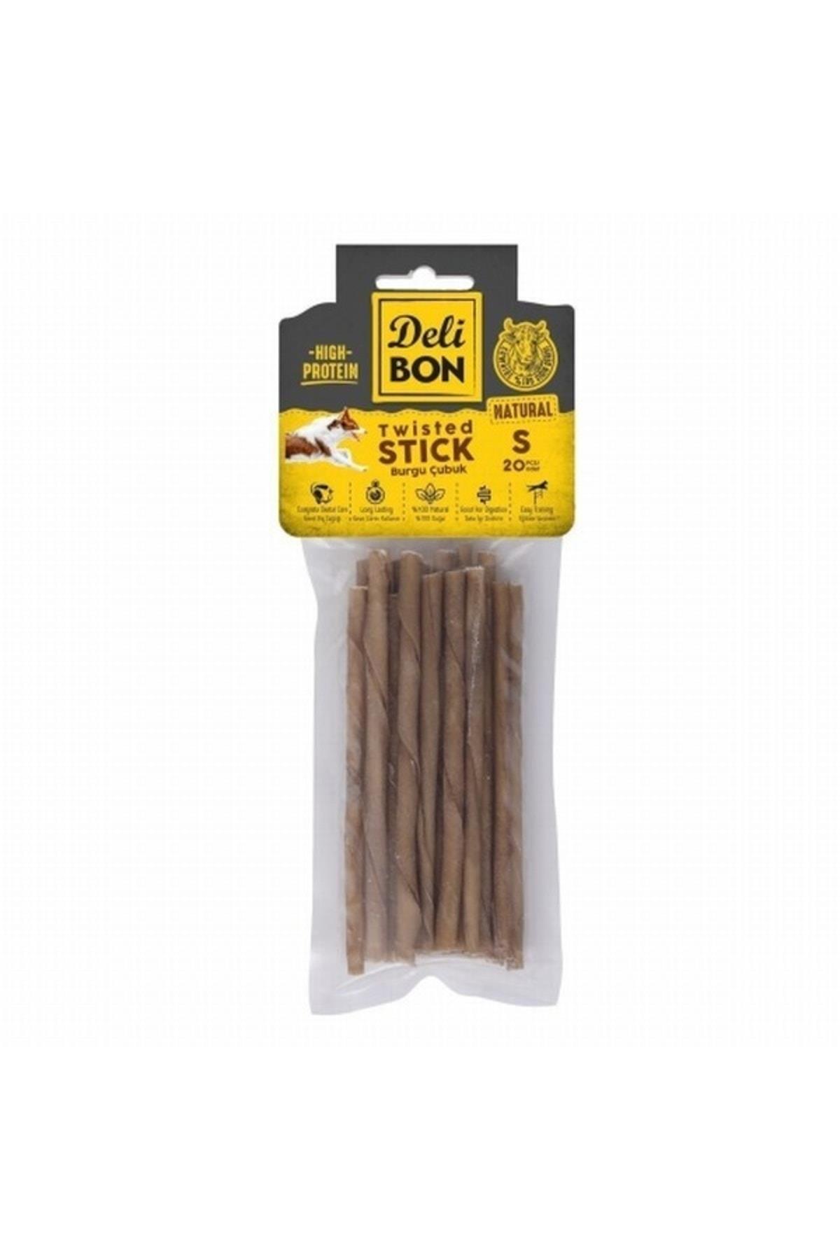 Delibon Deri Burgu Çubuk Ince Boy 20li Paket Naturel