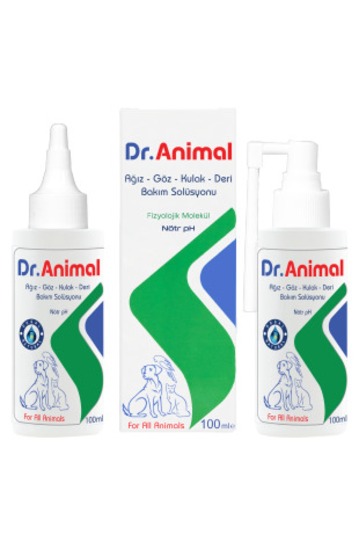 Dr.Animal Ağız, Göz, Kulak, Deri Bakım Solüsyonu 100 Ml
