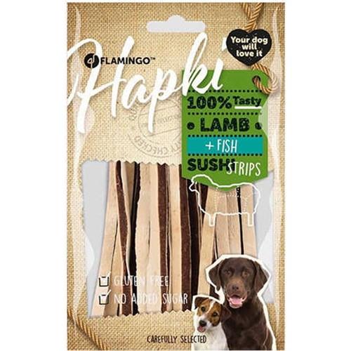 Flamingo Hapki Kuzulu Balıklı Şerit Köpek Ödülü 85 gr