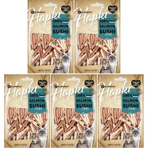 Flamingo Hapki Somon Alabalıklı Şerit Kedi Ödülü x 5 Adet