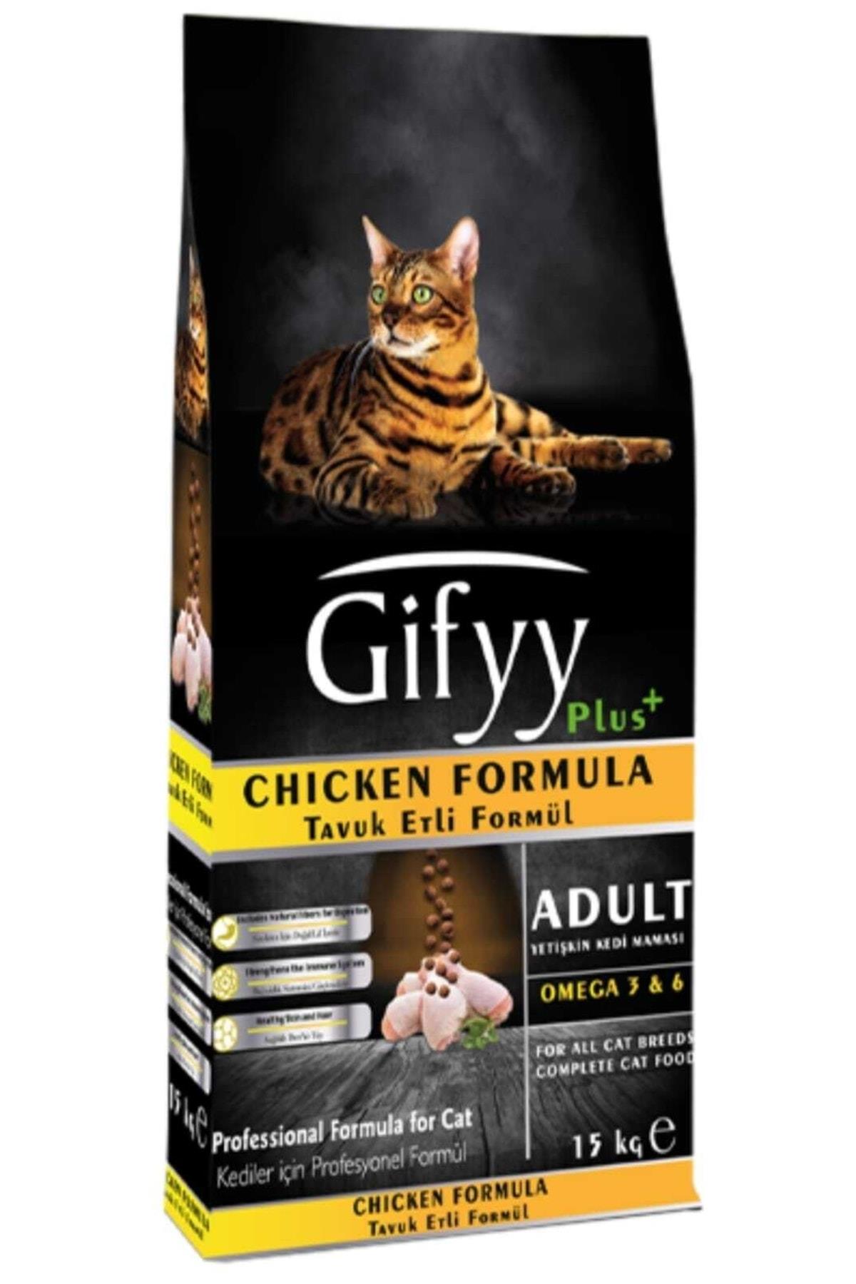 Gifyy Tavuklu Kedi Maması Yetişkin 15 Kg