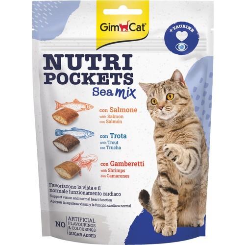 Gimcat Nutripockets Kedi Ödülü Sea Mix 150GR