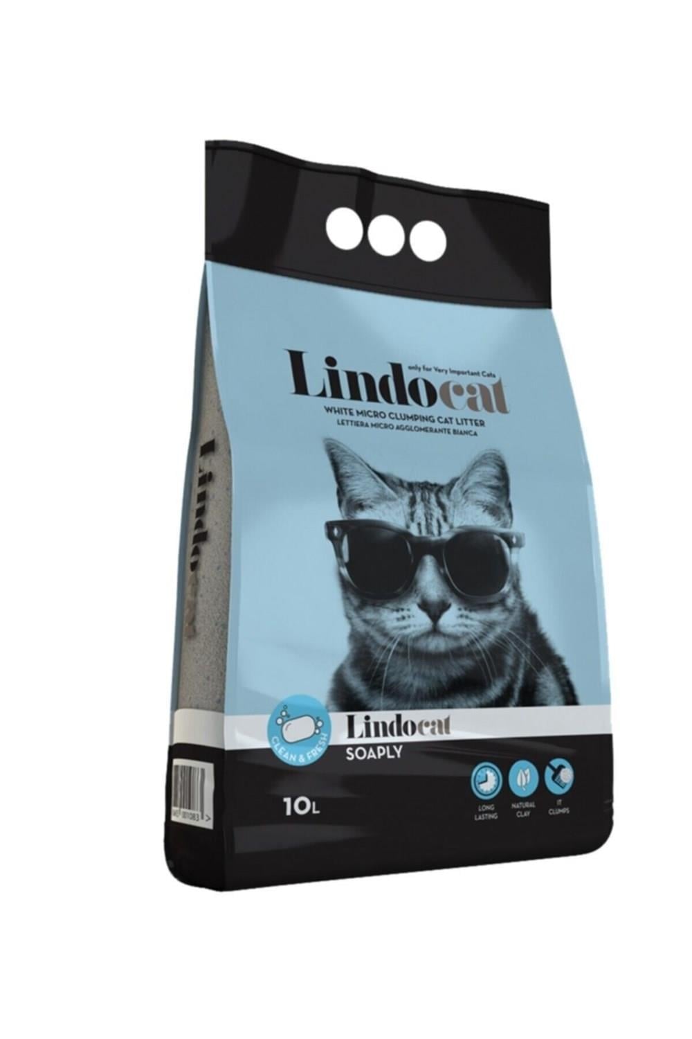Lindo Cat Sabun Kokulu İnce Kedi Kumu 10 Lt