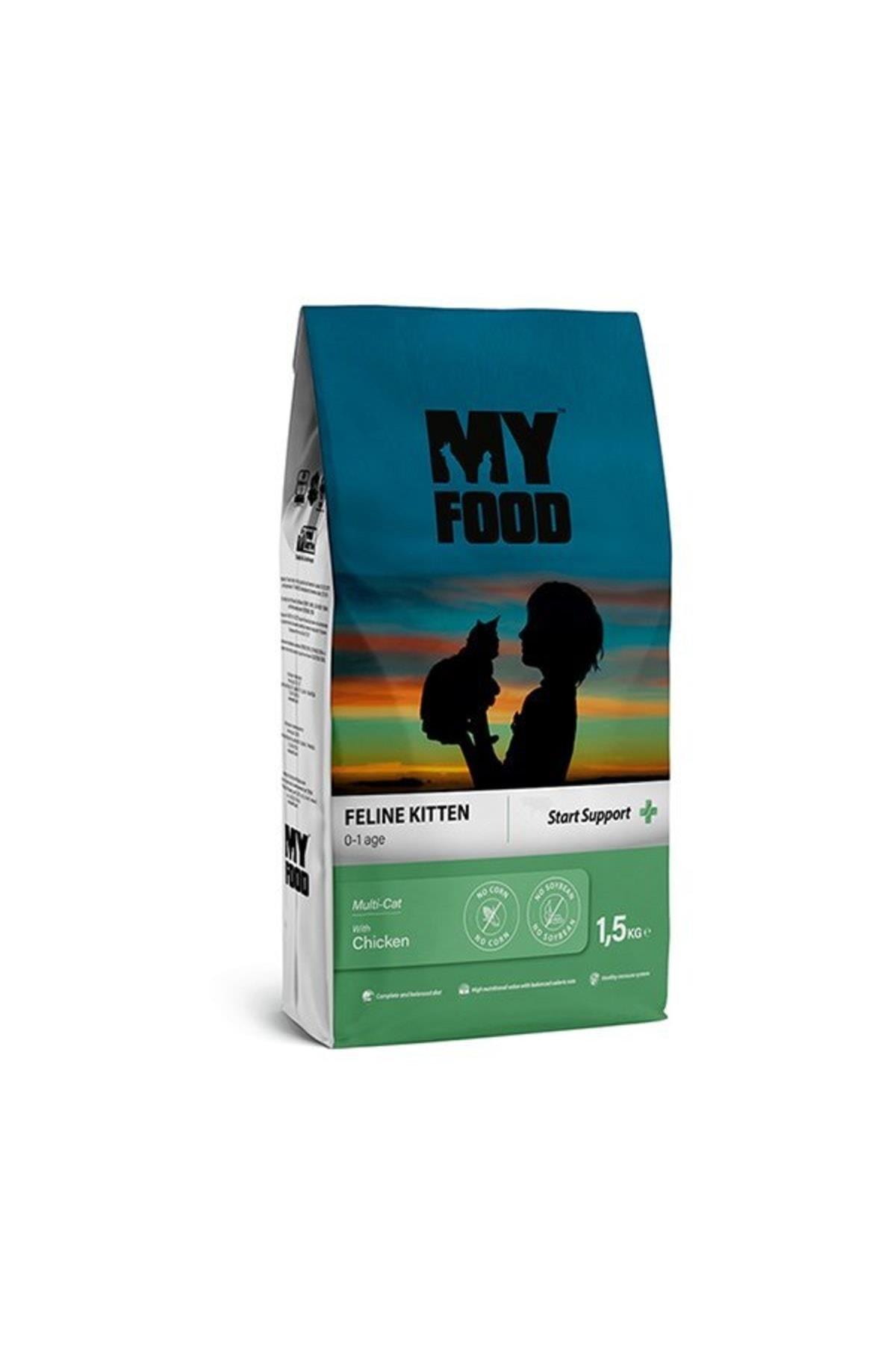 My Food Kitten Start Support Tavuklu Yavru Kedi Maması 1,5 Kg