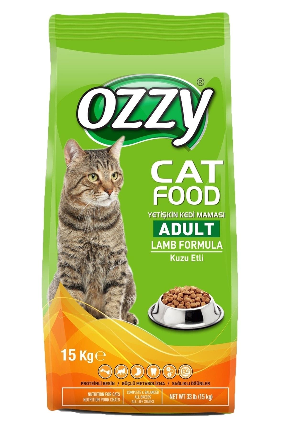 Ozzy Kuzu Etli Yetişkin Kedi Maması 15 Kg
