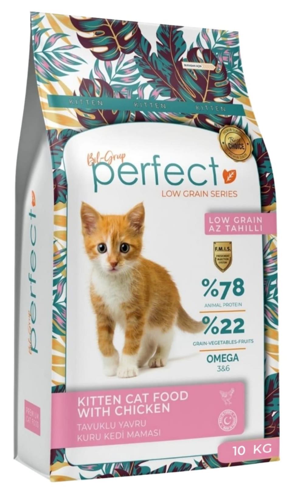 Perfect Az Tahıllı Yavru Kedi Maması 10 kg