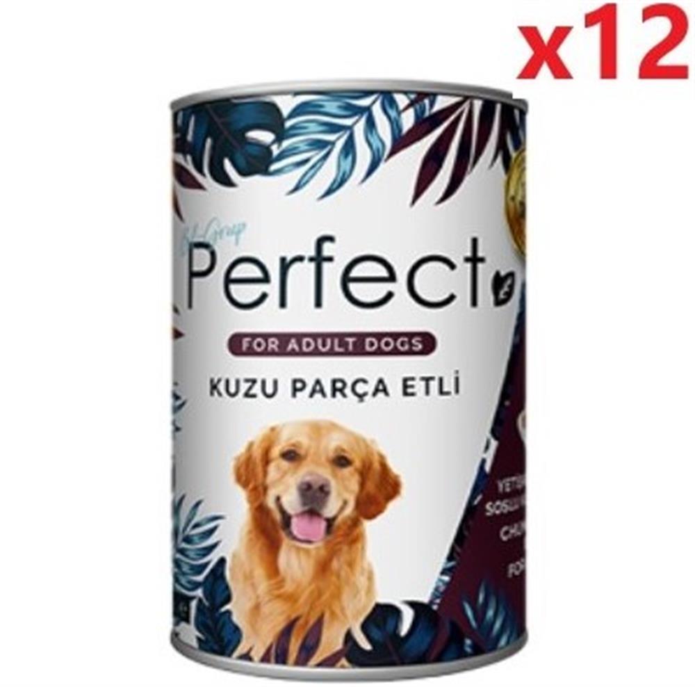 Perfect Köpek Konservesi Kuzulu Parça Etli 12 x 400 gr