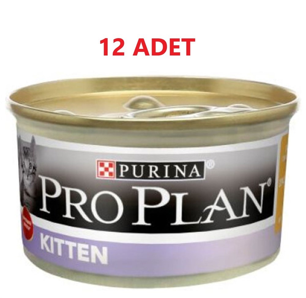 Pro Plan Kitten Tavuklu Kedi Konservesi 12 * 85 gr
