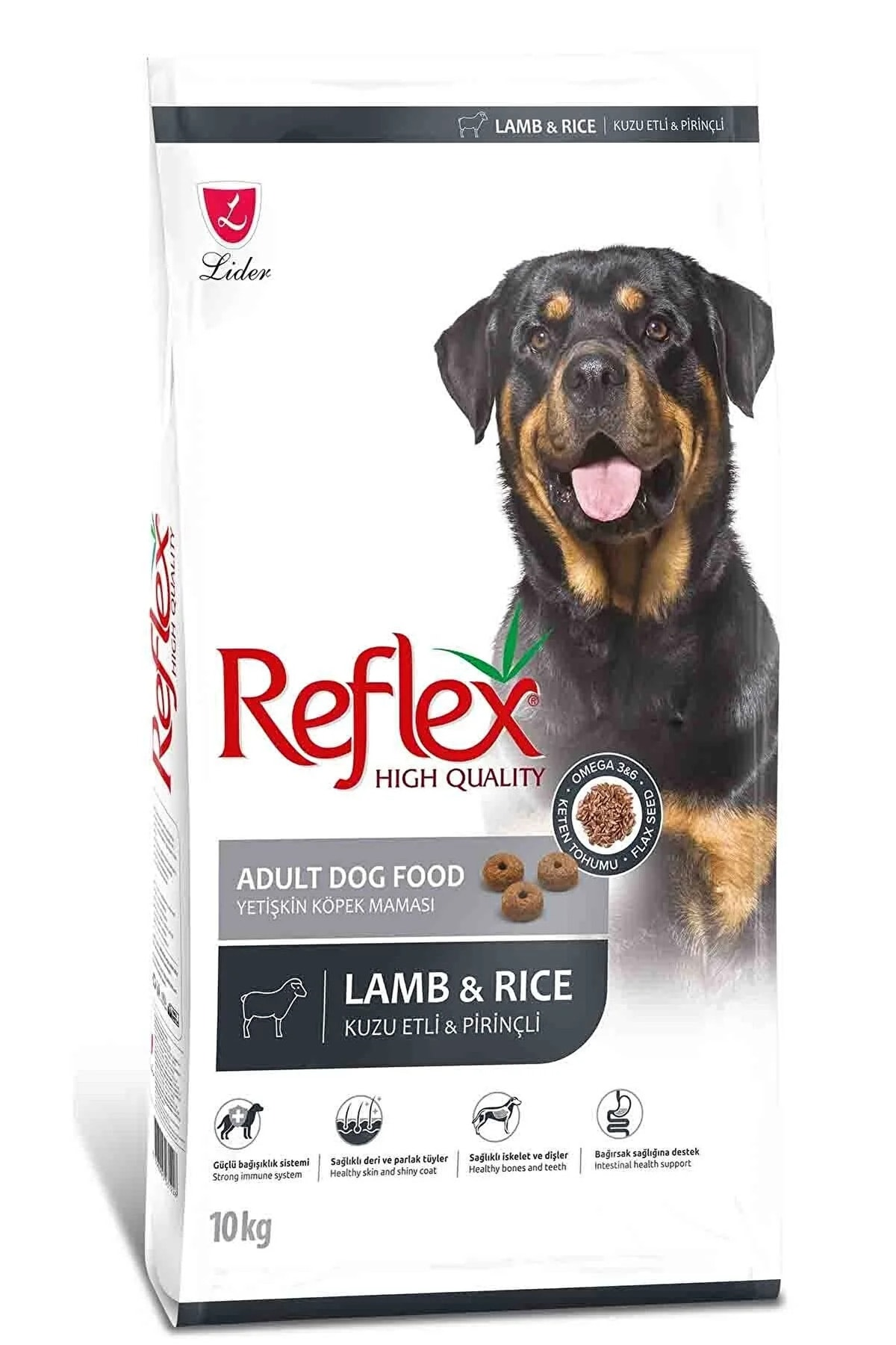 Reflex Kuzulu & Pirinçli Yetişkin Köpek Maması 10 Kg
