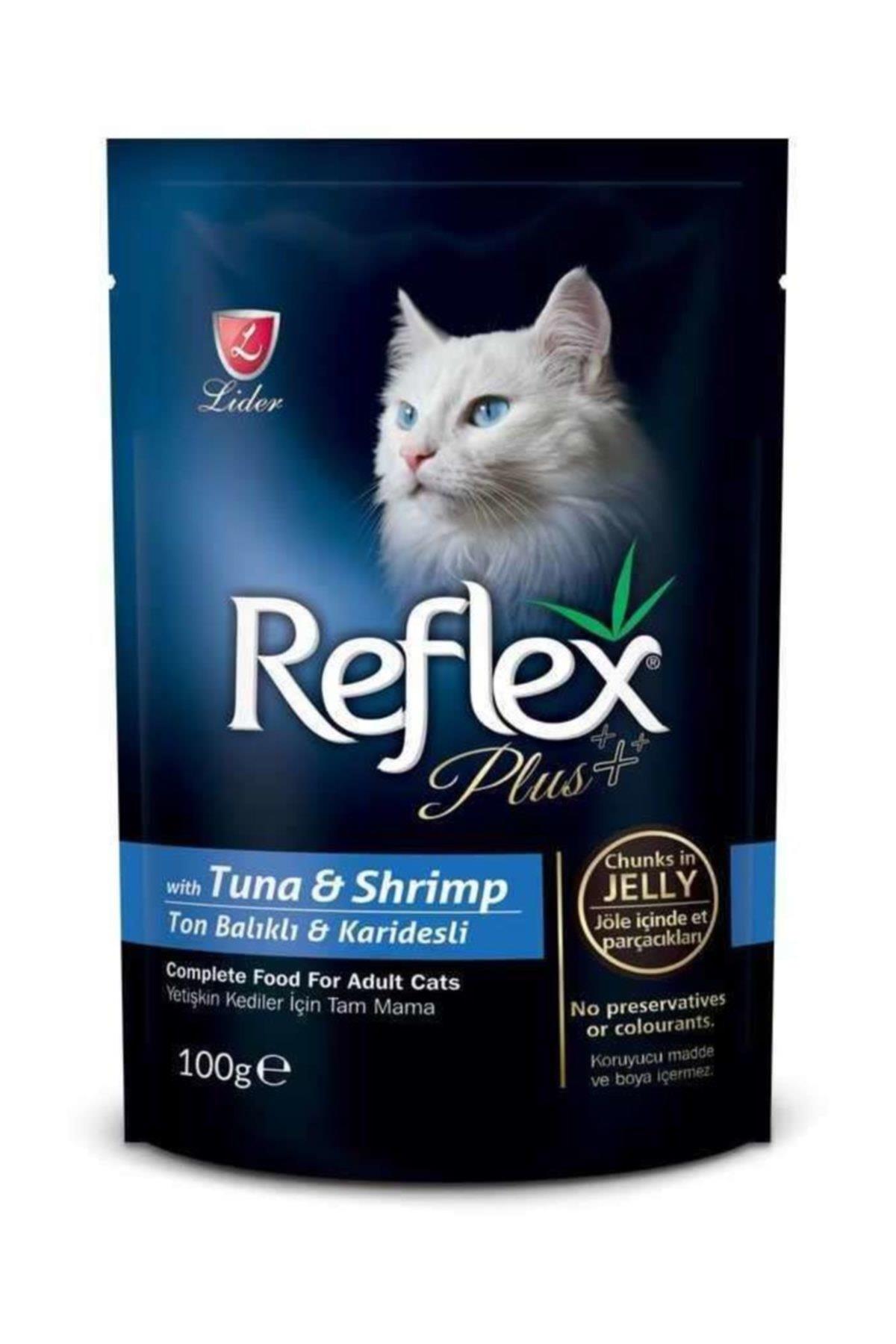 Reflex Plus Ton Balıklı Karidesli Pounch Kedi Konservesi 100 gr