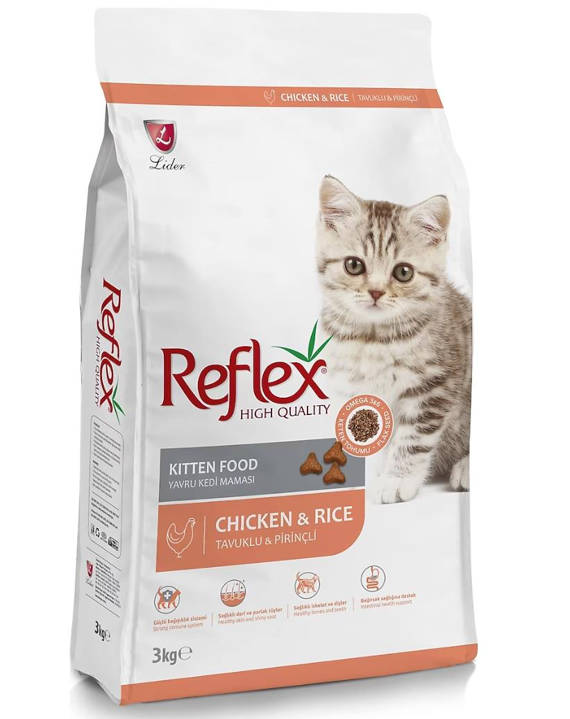 Reflex Tavuklu Yavru Kedi Maması 3 kg