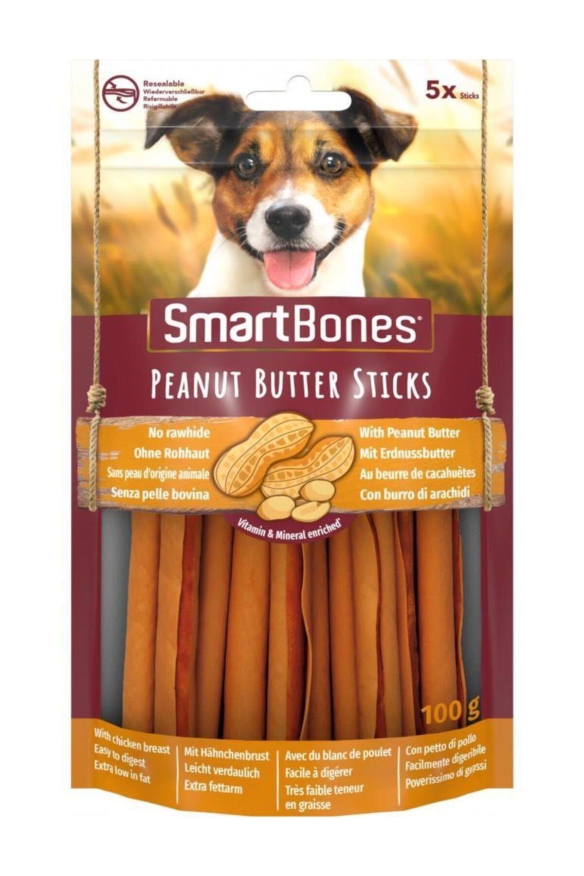 SmartBones Fistik Ezmesi Çubuklari Köpek Için 5 Adet
