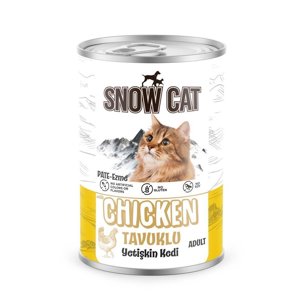 Snow Cat Tavuk Etli Kedi Konserve 400gr