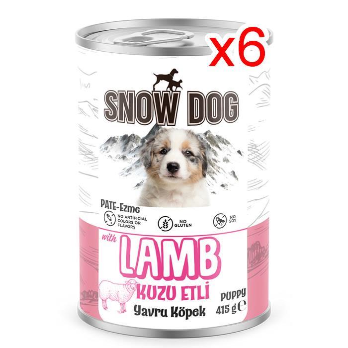 Snow Dog Kuzu Etli Yavru Köpek Konserve 400gr-6 Adet