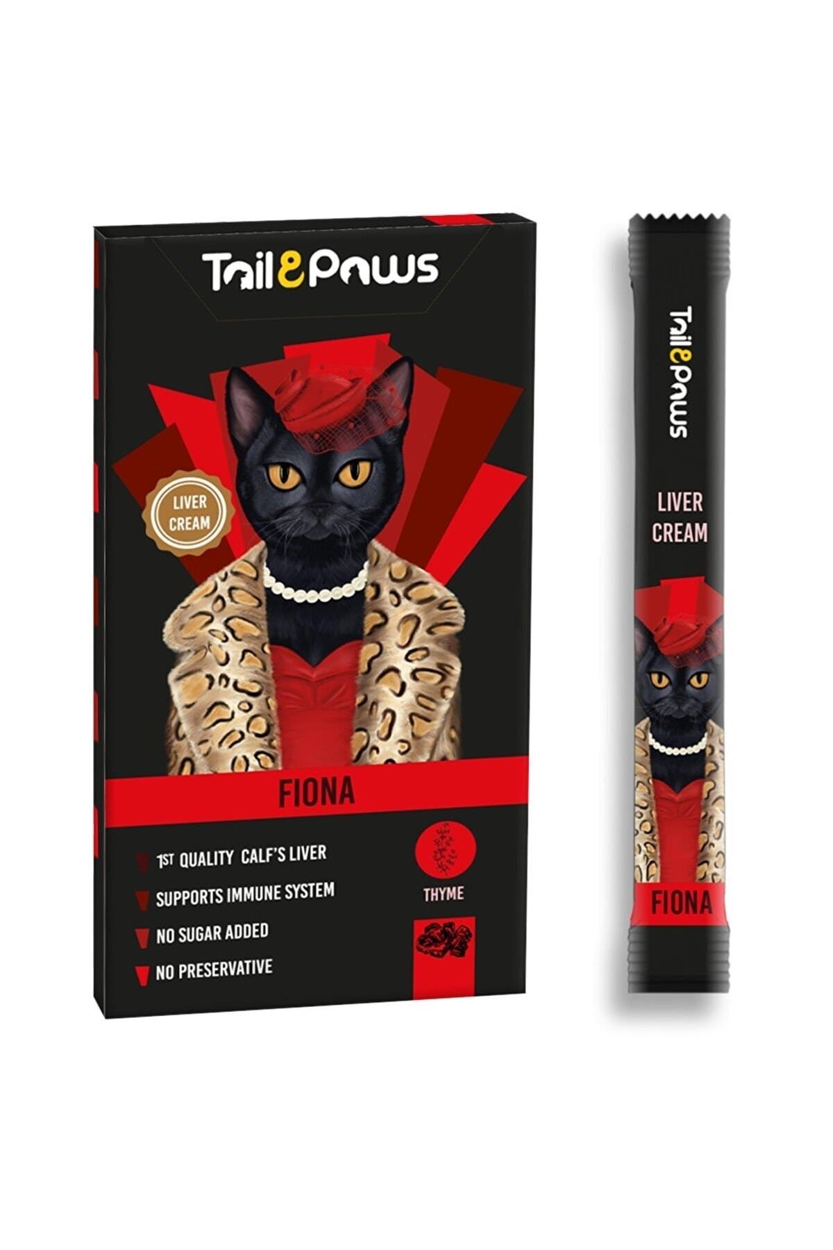 Tail Paws Fiona Liver Cream ( Ciğerli Sıvı Kedi Ödülü ) 15gr*5