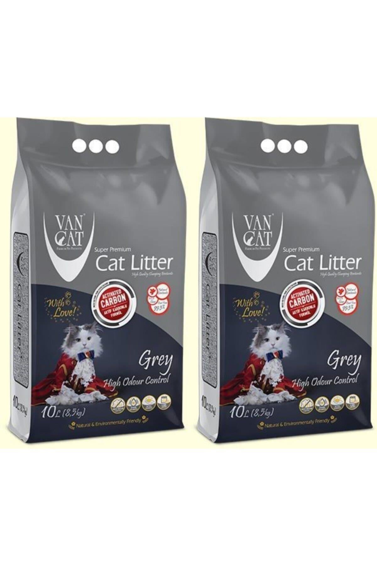 VanCat Aktif Karbonlu Süper Topaklanan Premium 10 Lt X 2 Adet