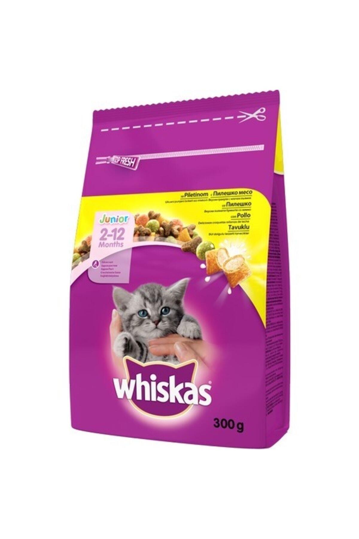 Whiskas Yavru Tavuklu Kuru Kedi Maması 300 gr X 7 Adet