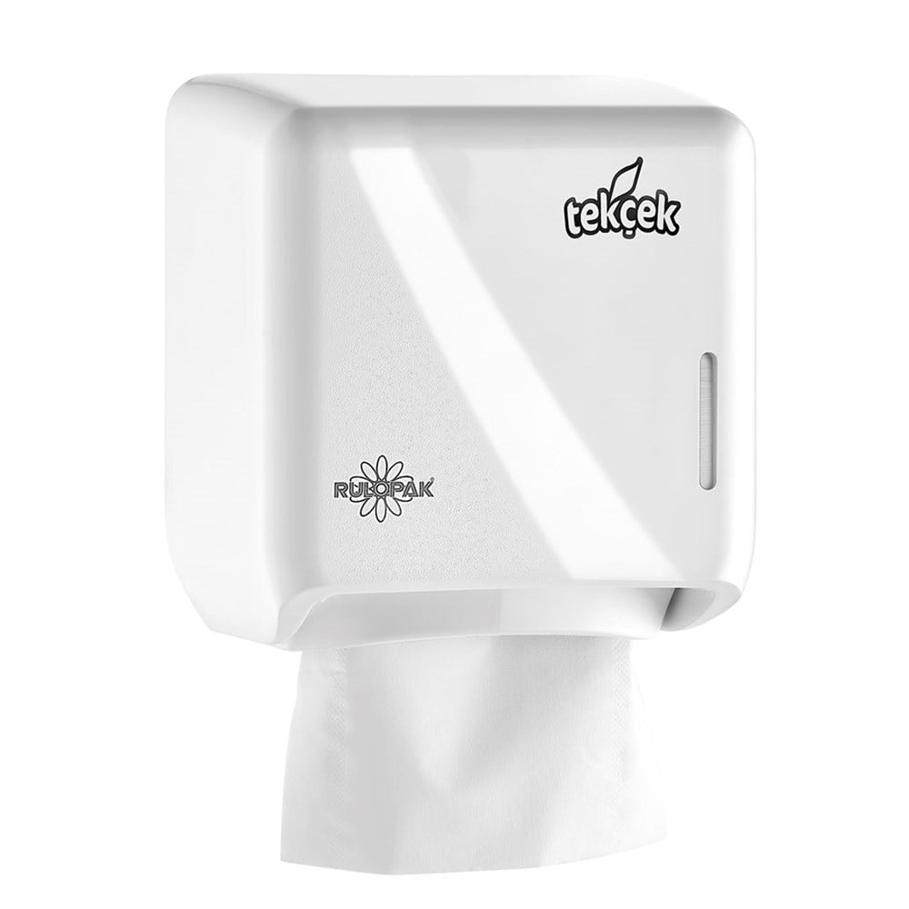 Rulopak Tekçek Mini Tuvalet Kağıdı Dispenseri Beyaz | Rulopak