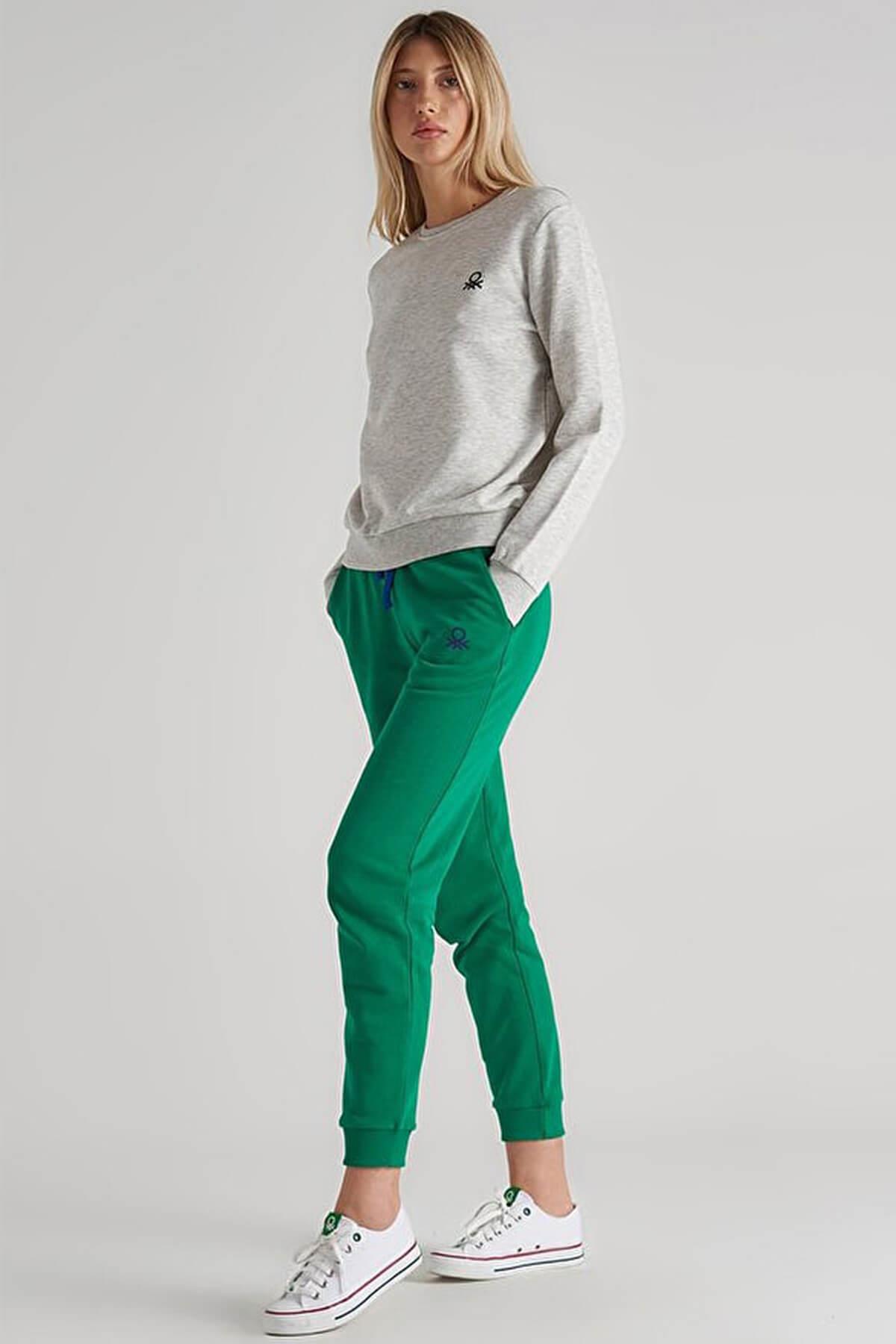 Benetton Kadın Sweatshirt Gri BNT-W20051