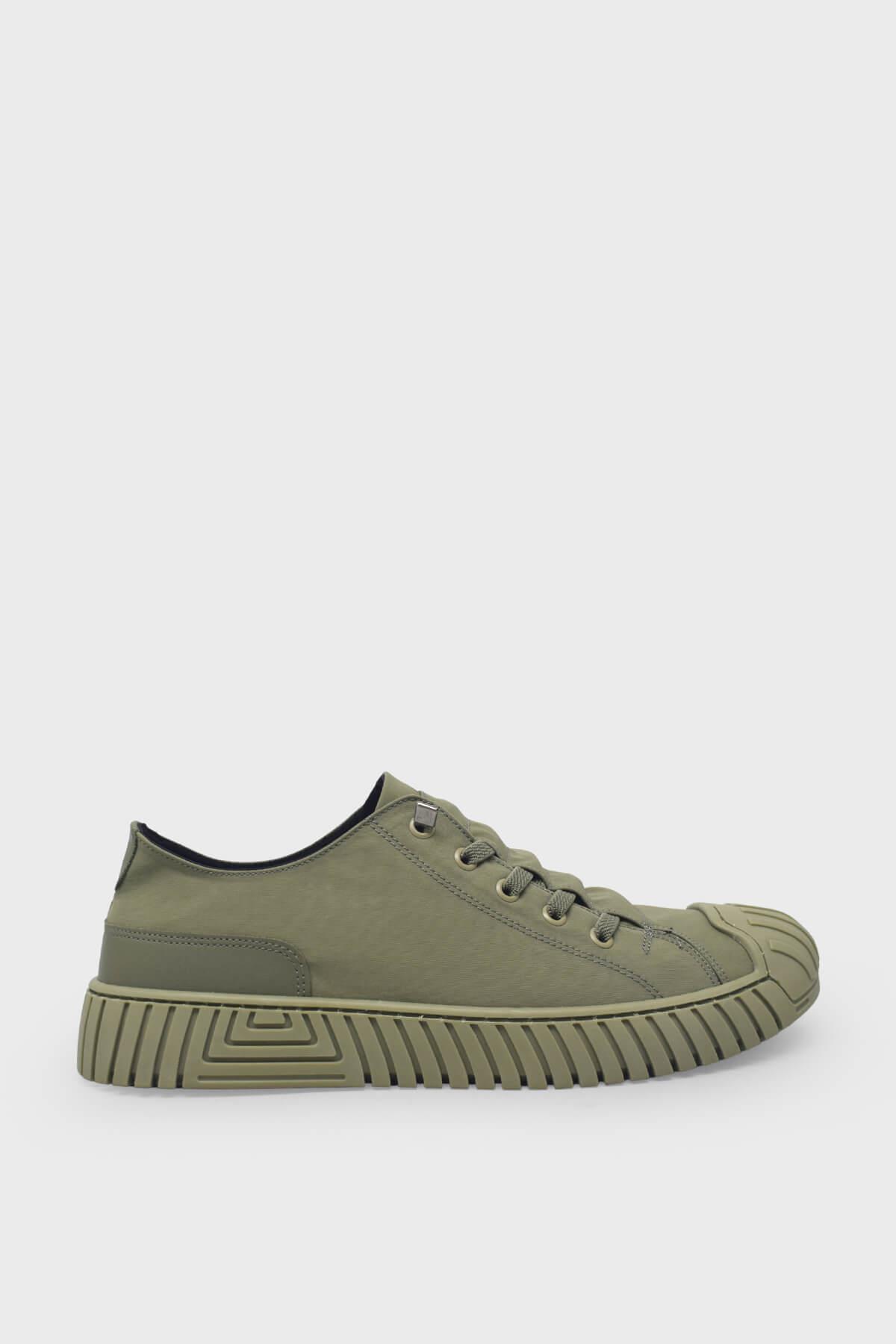 Gamelu Unisex Yazlık Tekstil Sneakers Haki GML2023-02