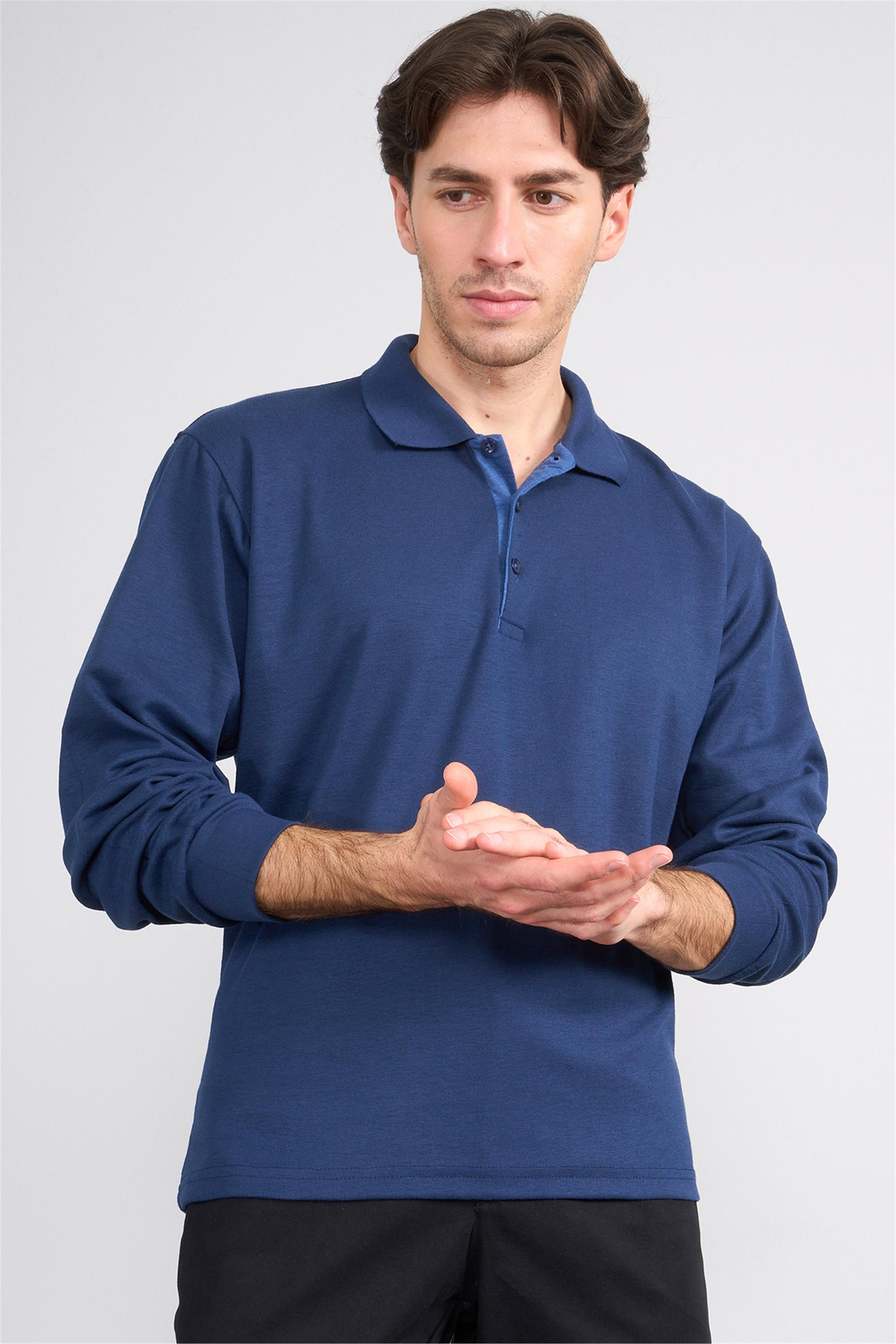 https://www.cetinkaya.com.tr/Çetinkaya Mentality 5276 Polo Yaka Çelik Regular Triko İndigo