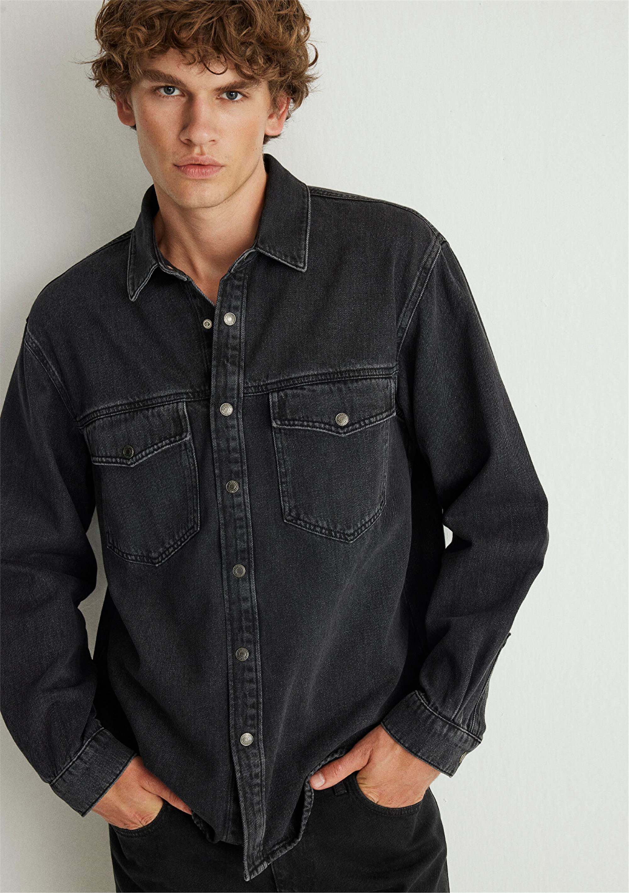 Mavi M0210031-80482 Smoke Denim Erkek Gömlek