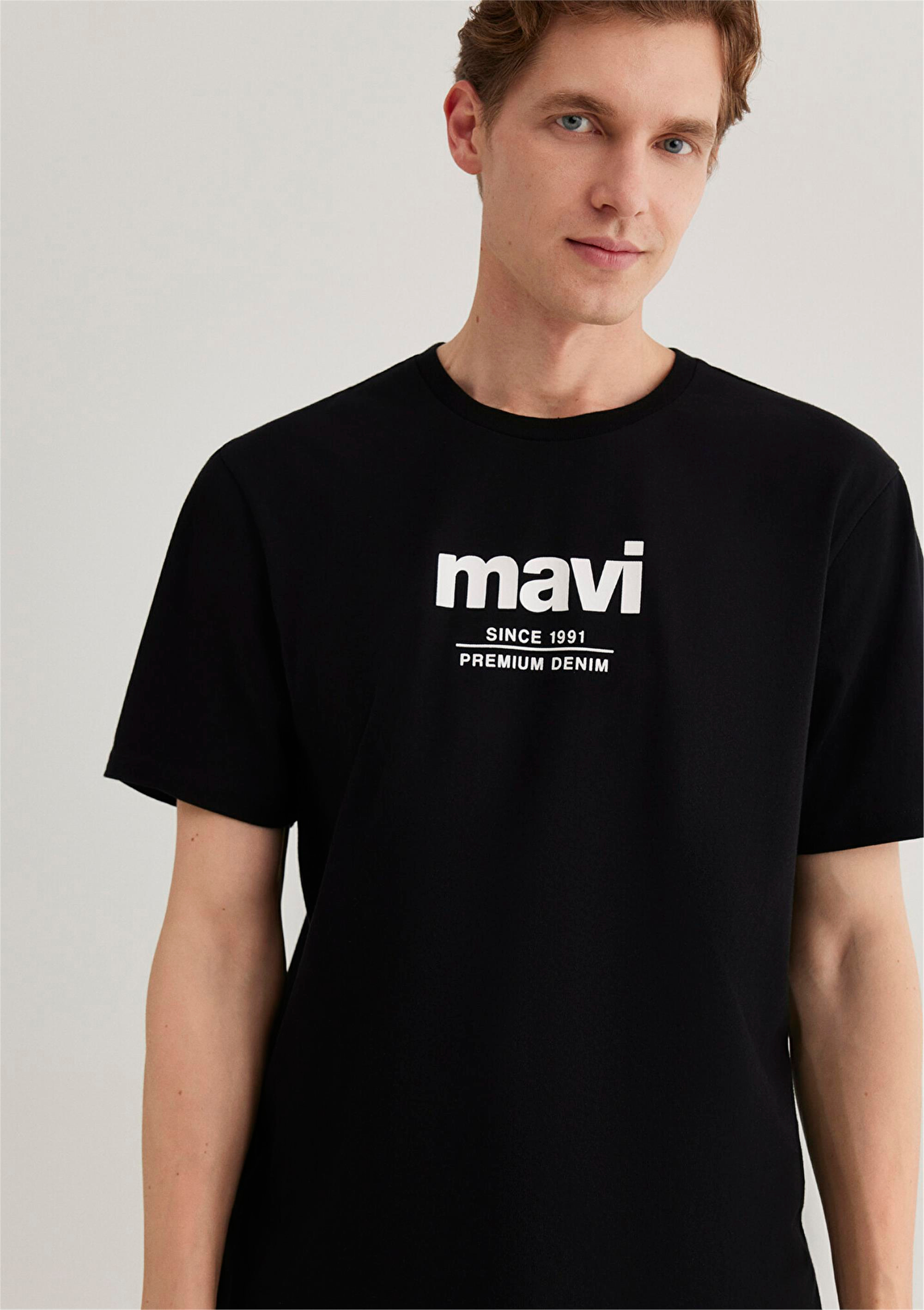Mavi M066849-900 Siyah Erkek T-Shirt | Çetinkaya