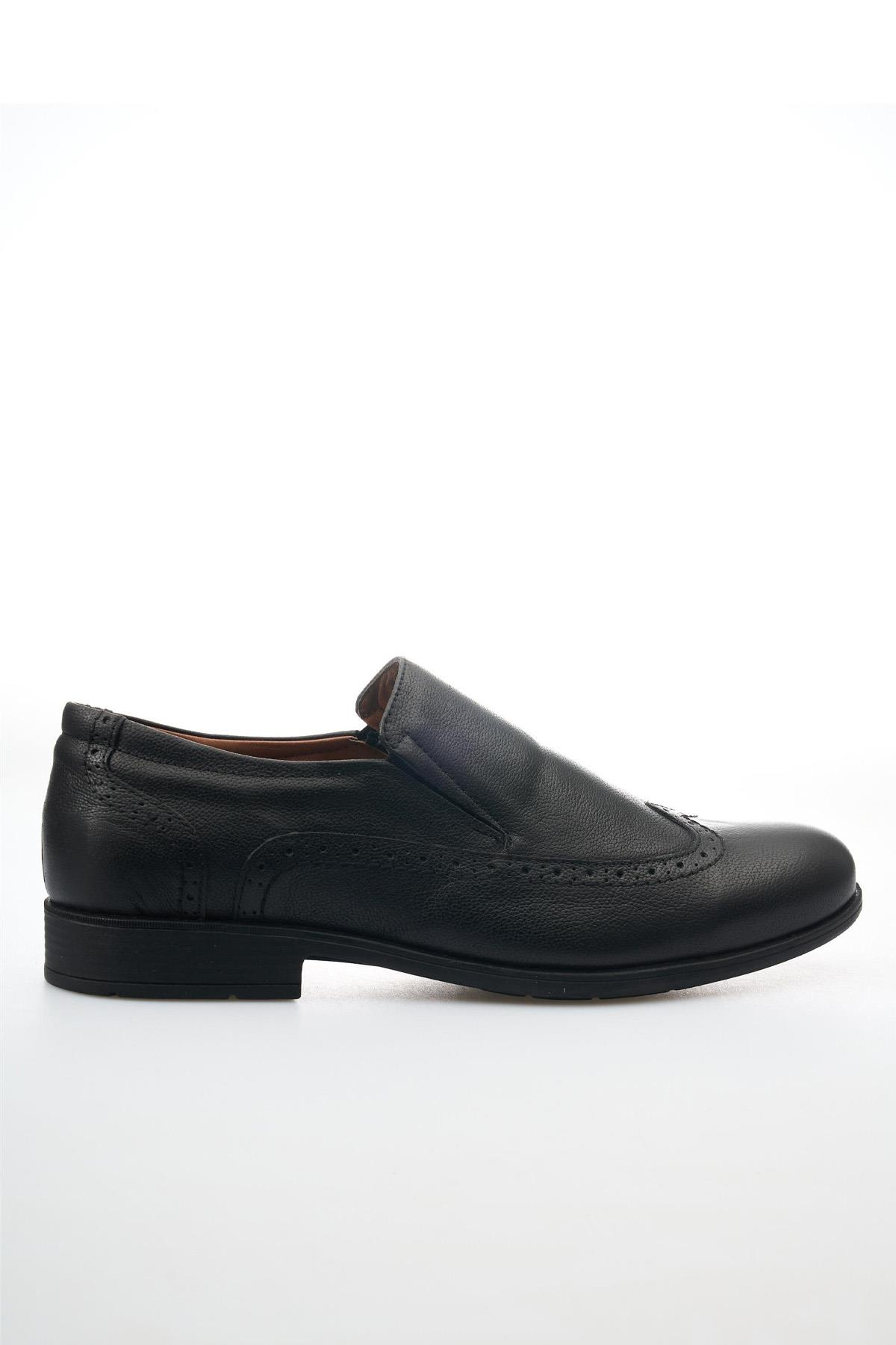 Meva 674 Siyah Erkek Comfort Ayakkabı