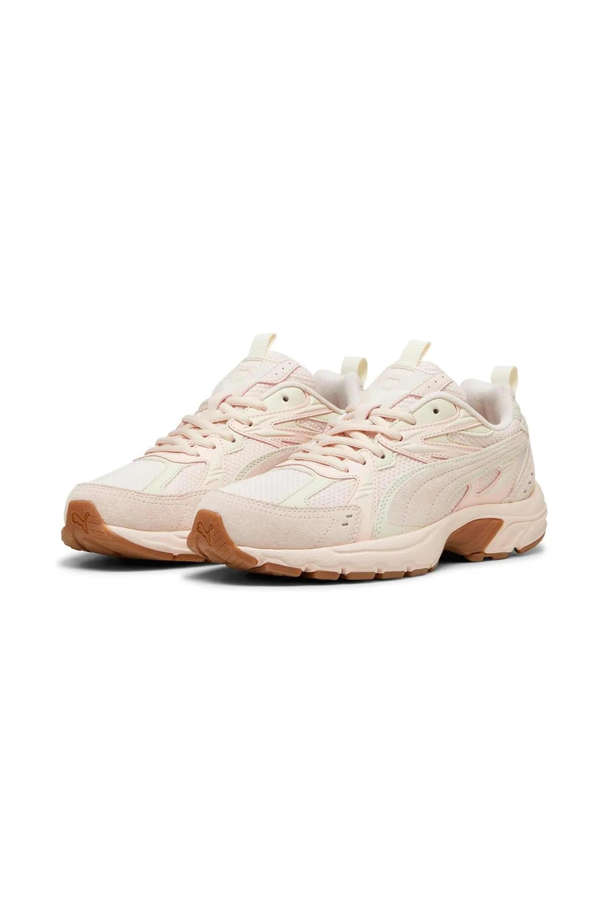 Puma 397822-02 Mılenıo Tech Suede Coquette Island Pınk-Alpıne Snow
