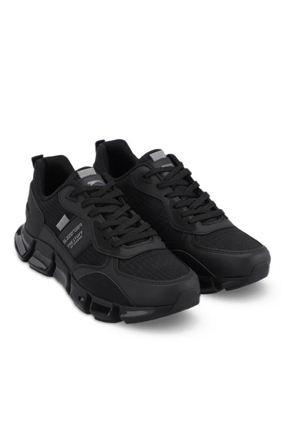 Slazenger Sa23Re037-596 Zaınan Siyah-Siyah Erkek Sneaker Ayakkabı