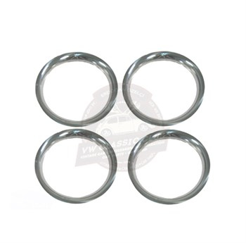 15" Stainless Steel Wheel Trim Ring Set AC601755 / 8160300116 - VW Classic  Club | Volkswagen Beetle Spare Parts