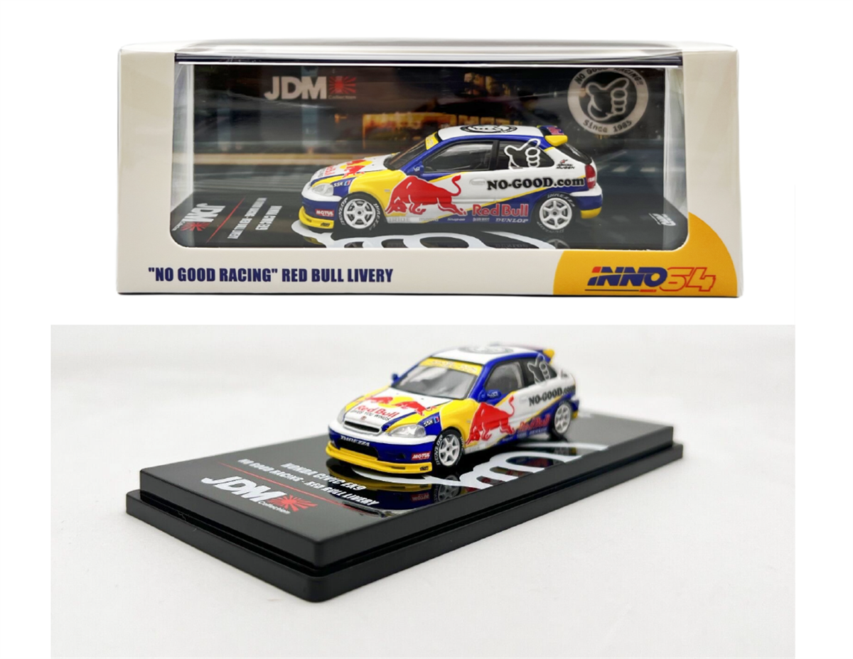 ミニカー INNO64 NO GOOD RACING RED BULL LIVERY INNO64 1/64 Honda Civic Type-R (EK9) 