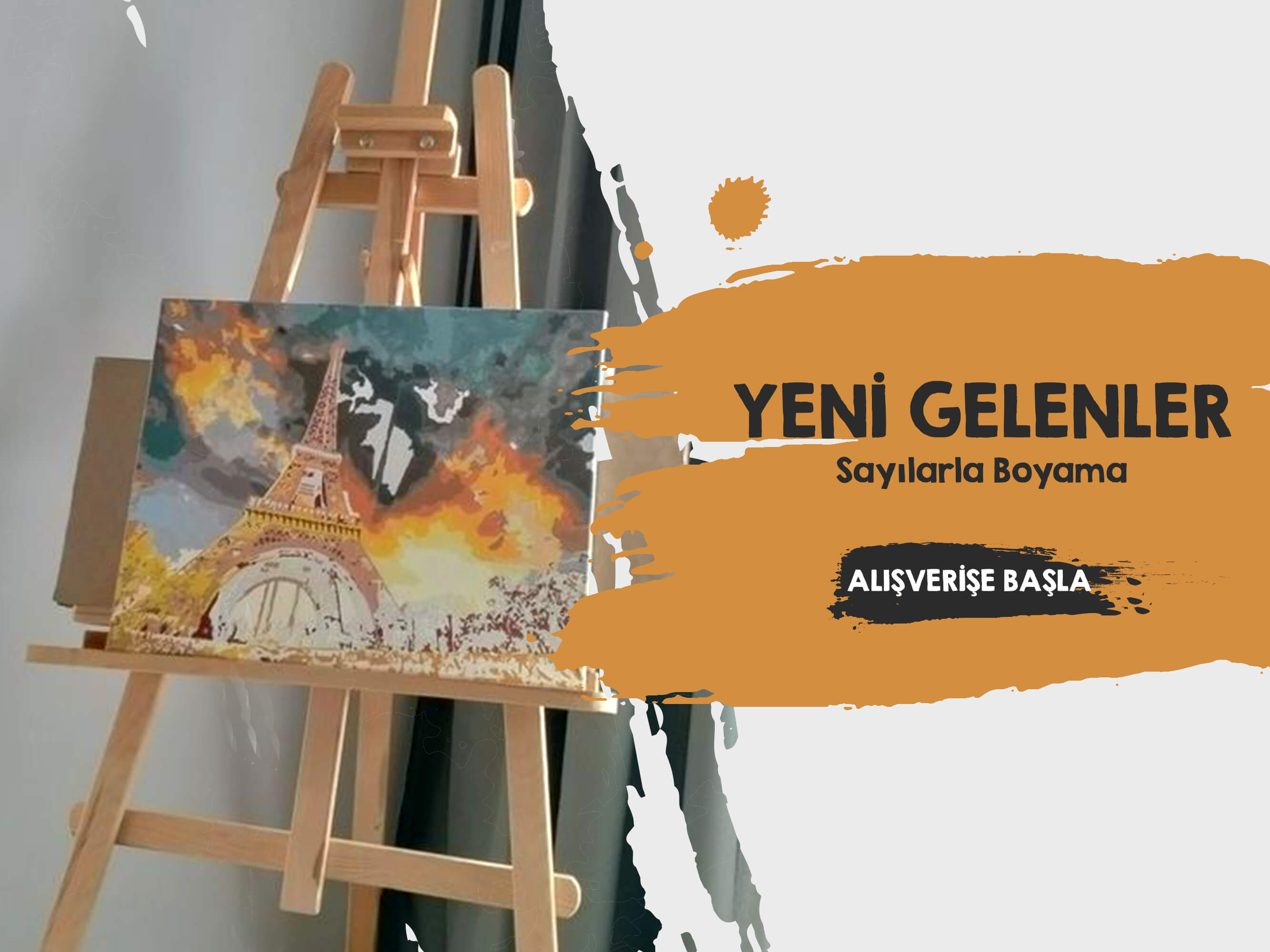 yeni gelen sayılarla boyama setleri