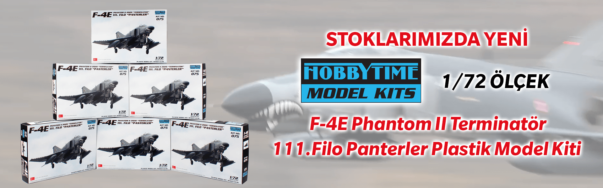 Stoklarımızda Yeni 111. Filo Panterler Plastik Model Kiti