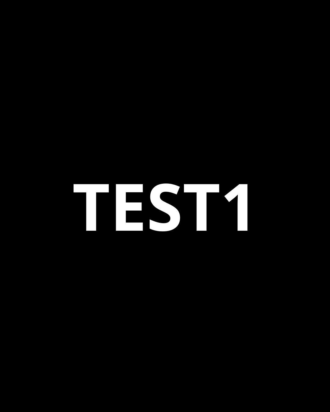 Test 1