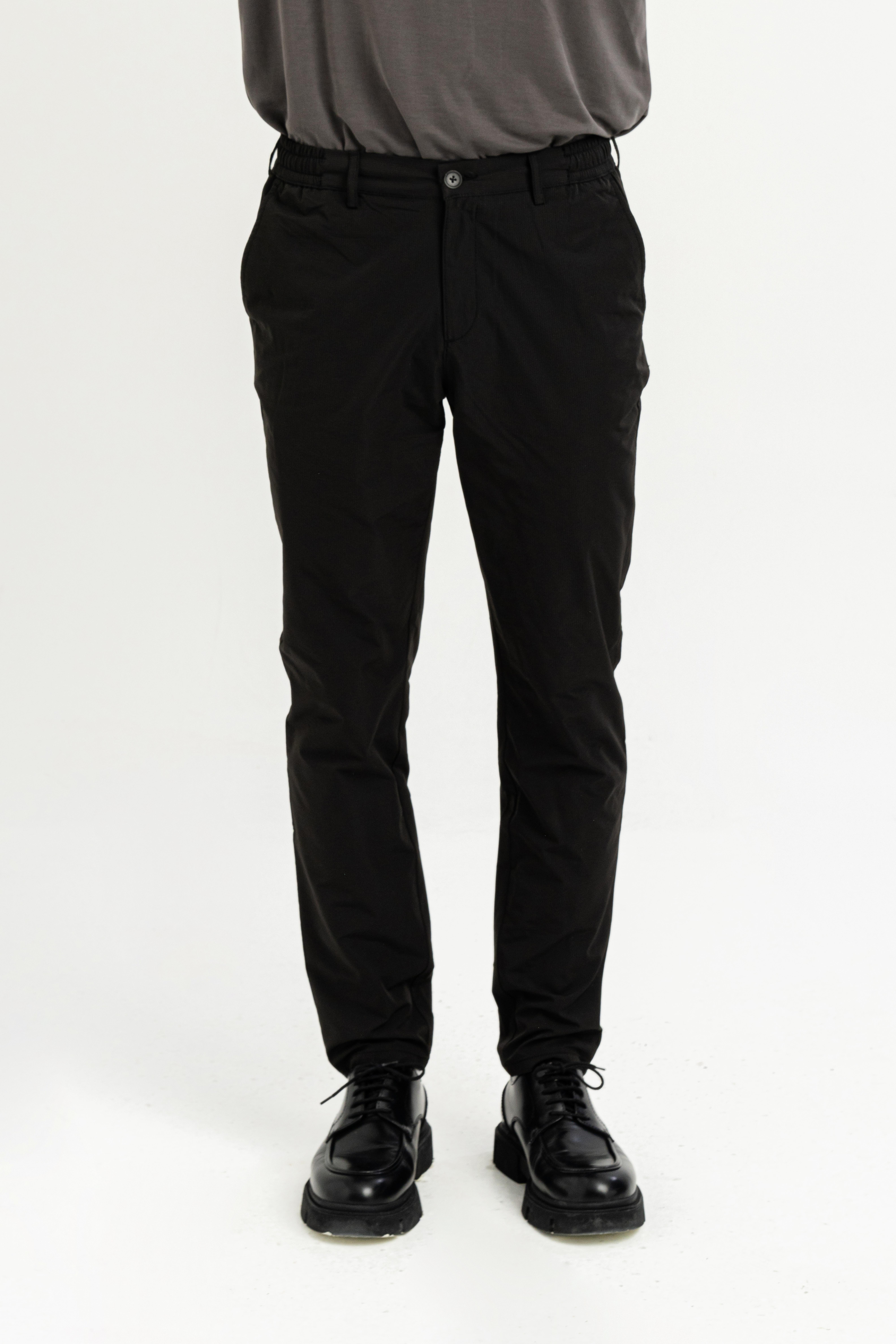 Beli Lastikli Arka Fleto Cepli Slim Fit Erkek Pantolon