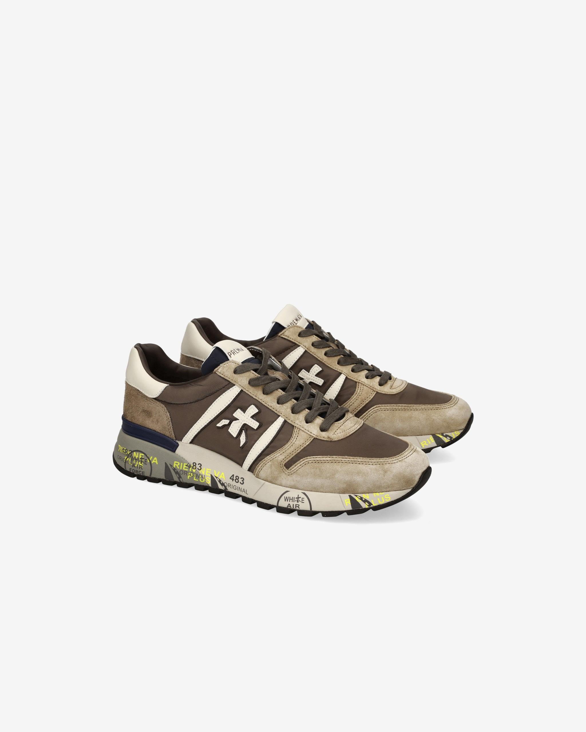 Premiata Deri Kahverengi Sneaker - LANDER 7704-KAHVERENGİ | Wejaar
