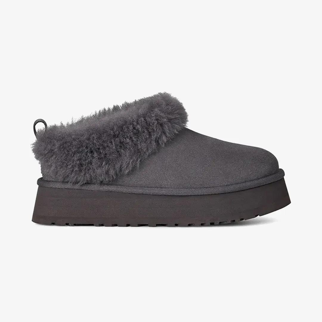 えりこ UGG グレー ストーン付き モカシン 39 ugg-ugg-kadin-bogaz-kismi-