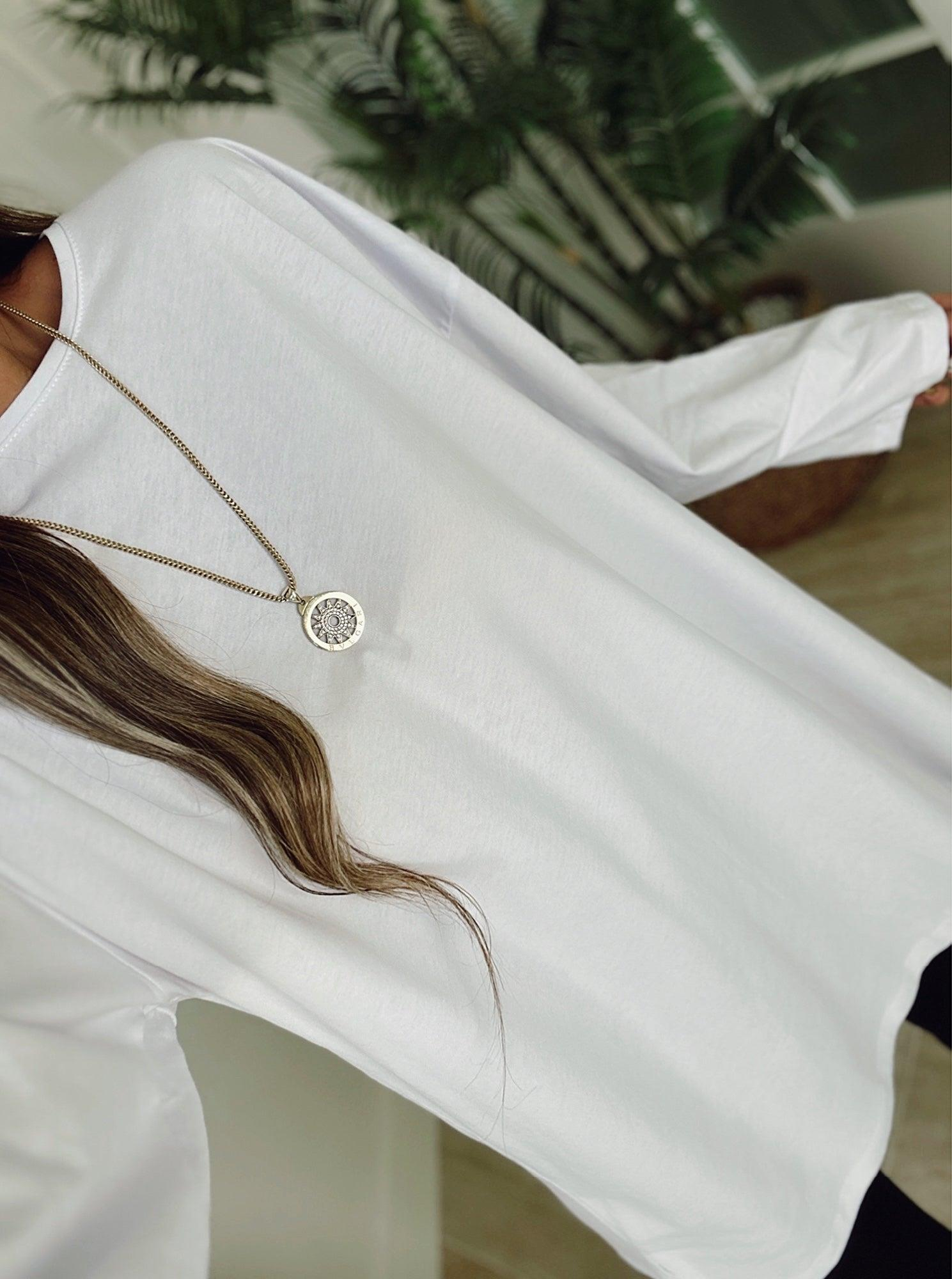 Z.A Oversize Beyaz Basic · 7