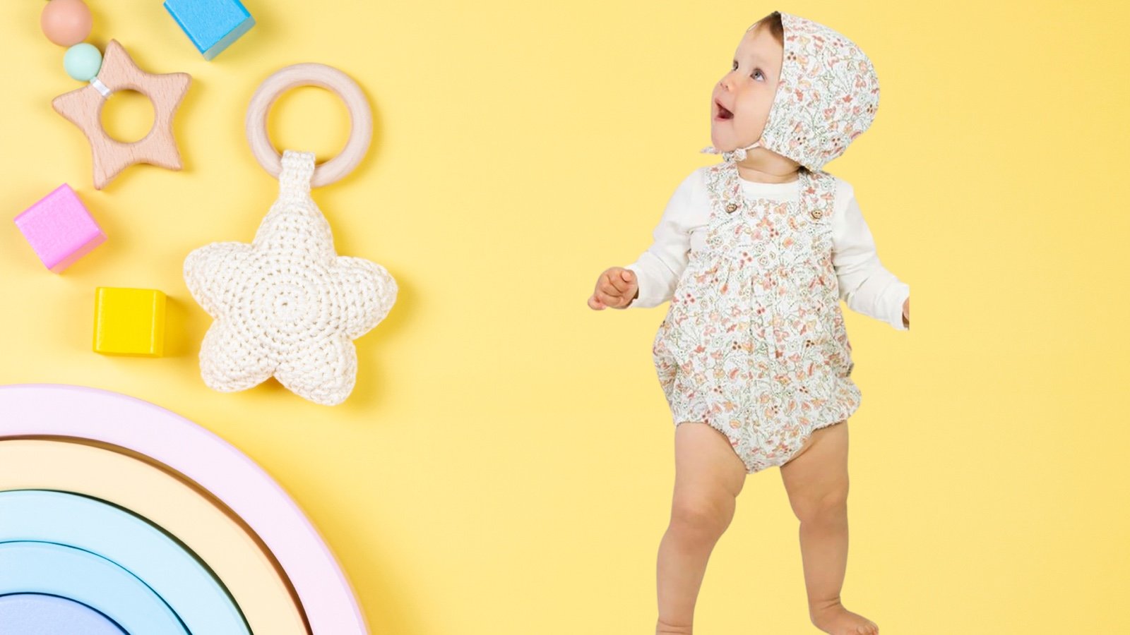 poplin bebek şapkası